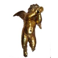 FIGURA Angel Para Colgar 49 x 37 x 33 cm (Acabado Oro) (S) *(HAS)