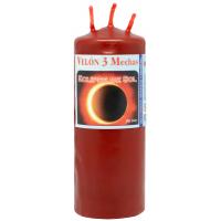 VELON 3 Mechas Eclipse de Sol (Rojo) 15 x 5.5 cm (2 Colores)