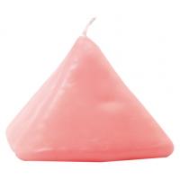 Vela Forma Piramide Pequeña 6 cm (Rosa)
