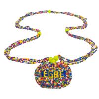 Collar Santeria con Medallon EGBE (multicolor)