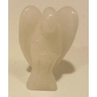 Piedra Forma Angel Cuarzo Blanco 5 x 3 cm