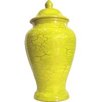 TIBOR Ceramica Ochun 50 x 24 cm aprox. (Amarilla vetas doradas)(08/23)