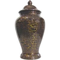 TIBOR Ceramica Oya 50 x 24 cm aprox. (Marron vetas doradas)(08/23)