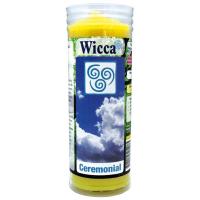 Velon Wicca Ceremonial Elemento Aire (amarillo) 15 x 5.5 cm (Con Tubo Protector) 