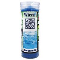 Velon Wicca Ceremonial Elemento Agua (Azul) 15 x 5.5 cm (Con Tubo Protector) 