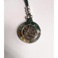 Collar Orgon Tetragramaton Verde (3,2 cm Ajustable)