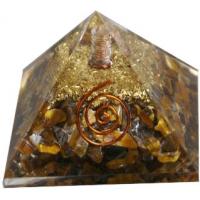 Orgon Piramide Ojo de Tigre 7 x 7 cm