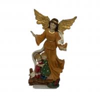 Imagen Angel de la Guarda 13 cm Acabado oro (Resina)