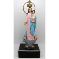 IMAGEN Angeles (Virgen) 12 cm (Base Marmol) (HAS)