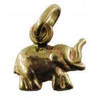 Amuleto Elefante Tumbaga Dorado 1 cm
