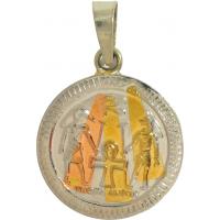 Amuleto Egipcio Thoth Anubis con Tetragramaton 2.5 cm (has)