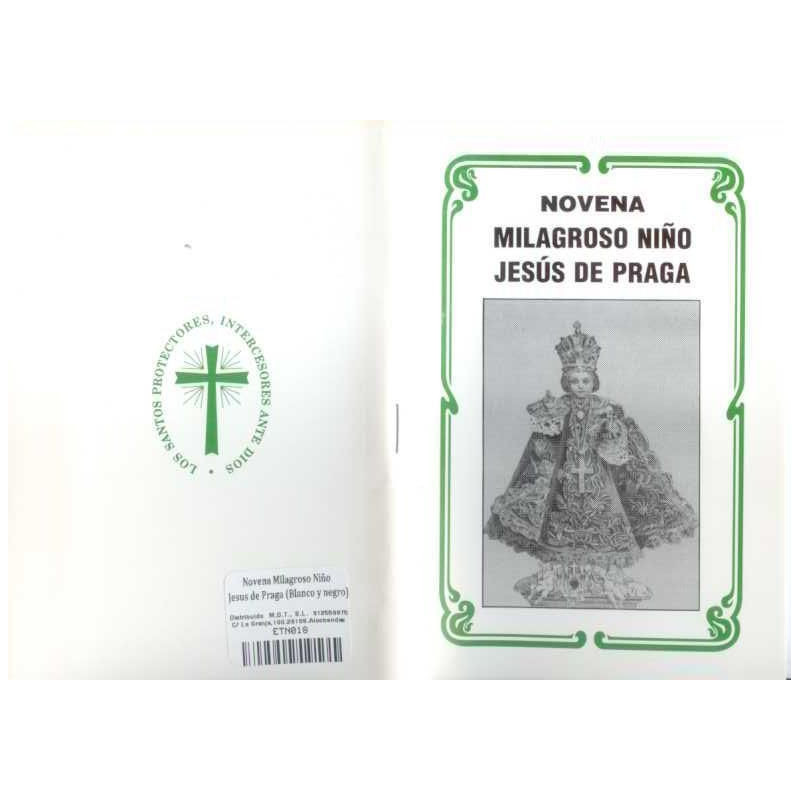 Novena Milagroso Niño Jesus de Praga (Blanco y negro) (Has)