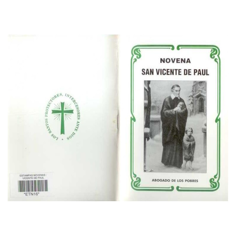 Novena Vicente de Paul (Blanco y negro) (Has)