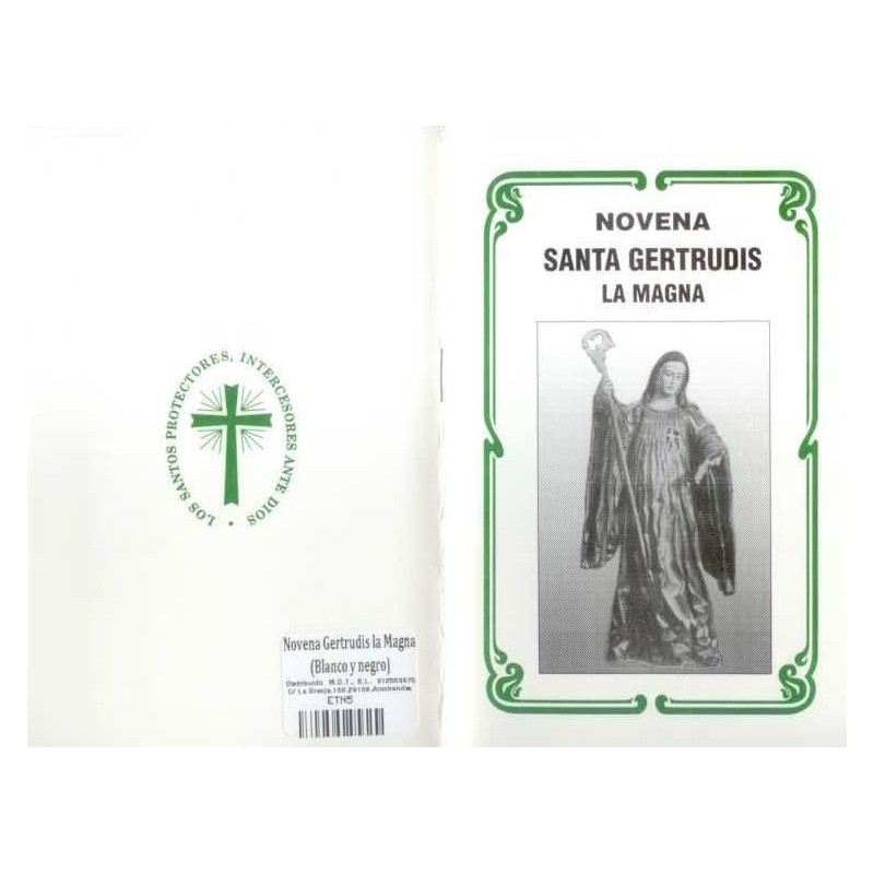 Novena Gertrudis la Magna (Blanco y negro) (Has)