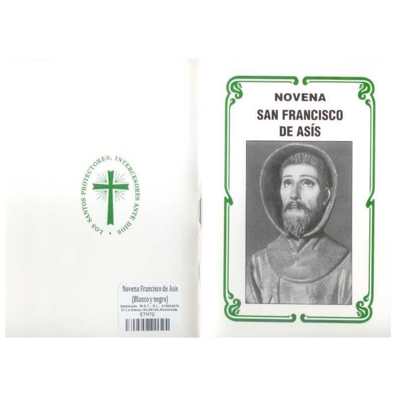 Novena Francisco de Asis (Blanco y negro) (Has)