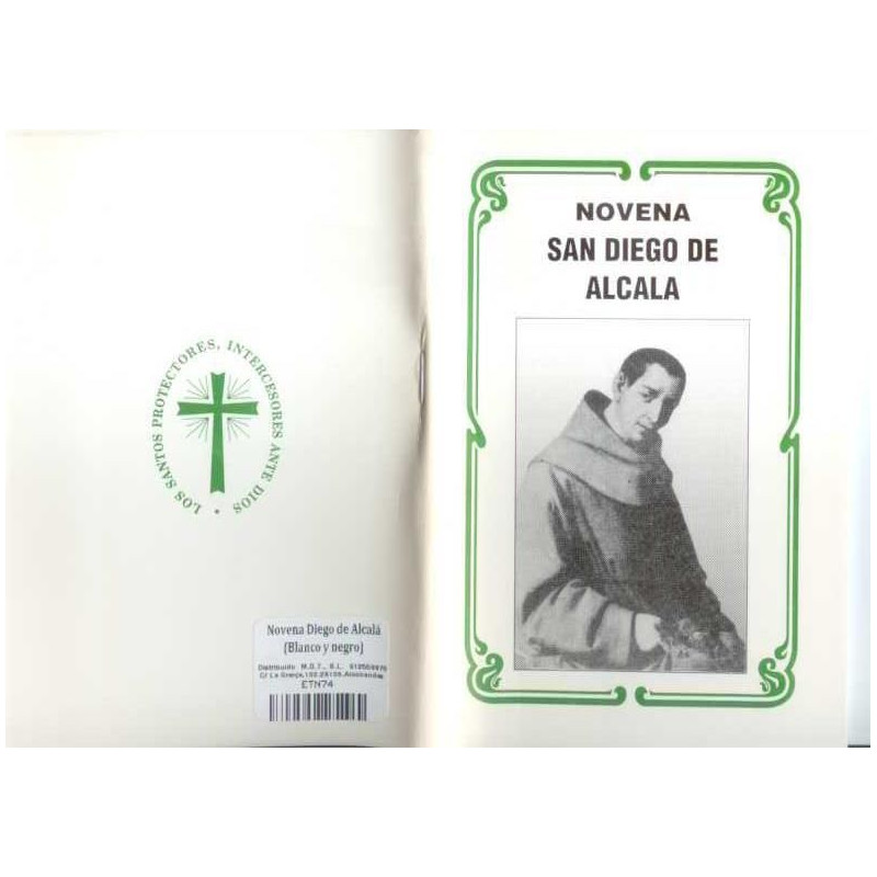 Novena Diego de Alcala (Blanco y Negro) (Has)