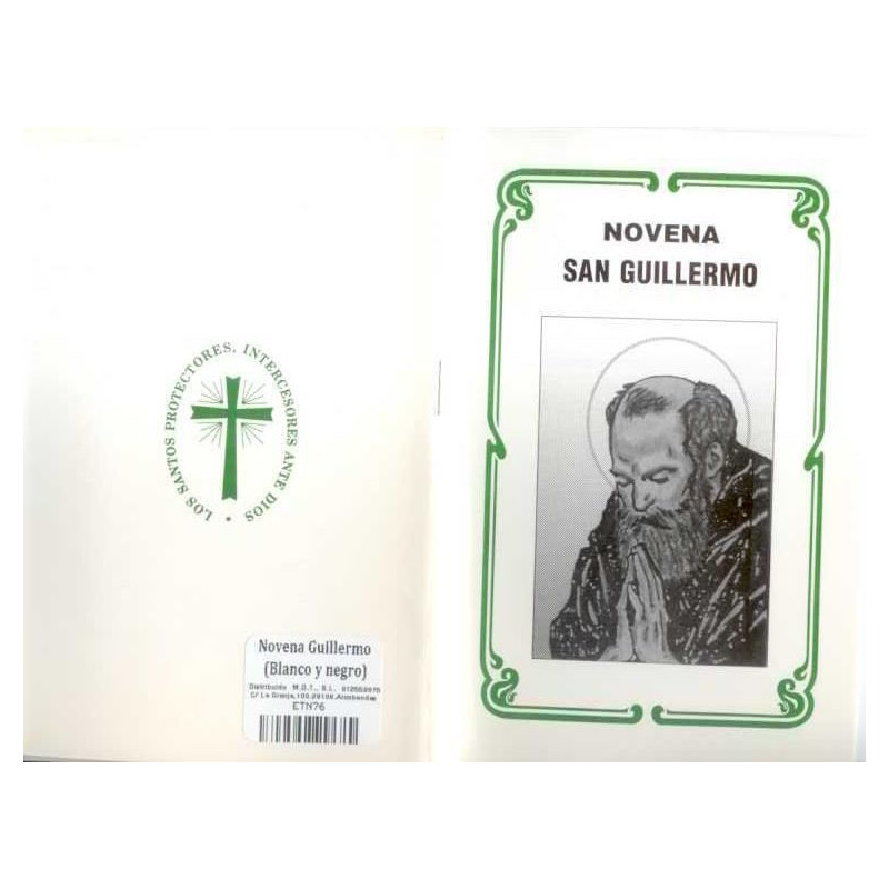 Novena Guillermo (Blanco y Negro) (Has)