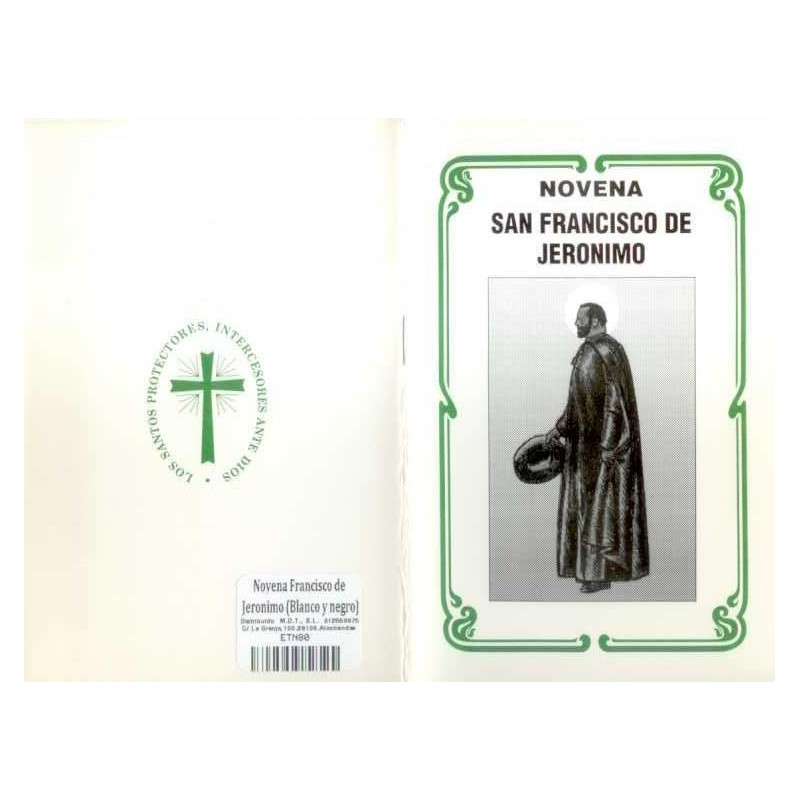 Novena Francisco de Borja (Blanco y negro) (Has)