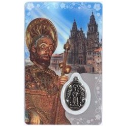 Estampa Medalla Santiago