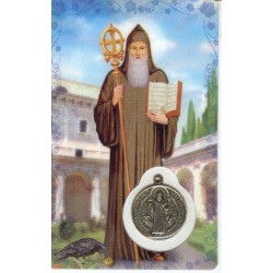 Estampa con Medalla San B