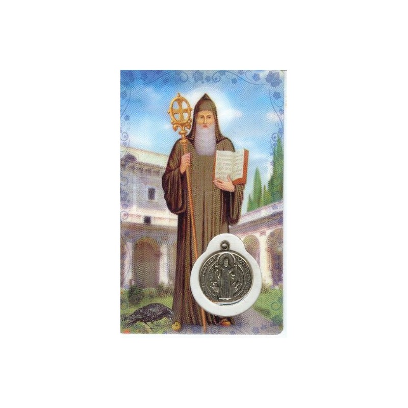 Estampa con Medalla San B