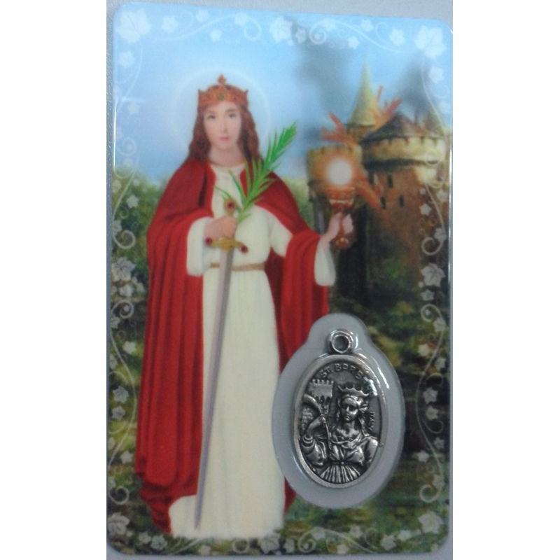 Estampa Medalla Barbara