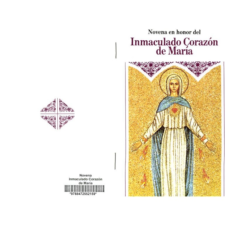 NOVENA Inmaculado Corazon de Maria (Portada a Color)