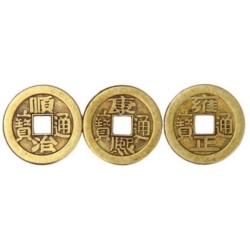 Amuleto 3 Monedas I Ching