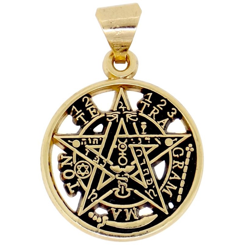 Tetragramaton 2,5 cm gold