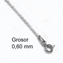Cadena Plata 40 cm Fina