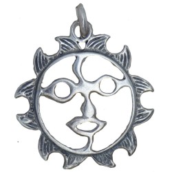 Amuleto Plata Sol 3.0 x 2.8 cm (HAS)