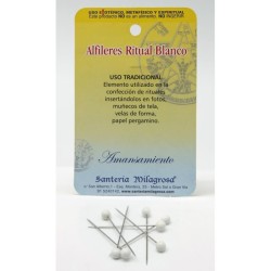 Art. Ritual Alfiler Ritual Blanco (7 Unid) ·