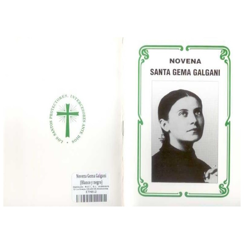 Novena Gema Galgani (Blanco y negro) (Has)