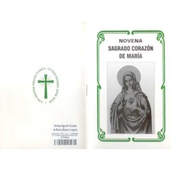 Novena Sagrado Corazon de Maria (Blanco y negro) (Has)