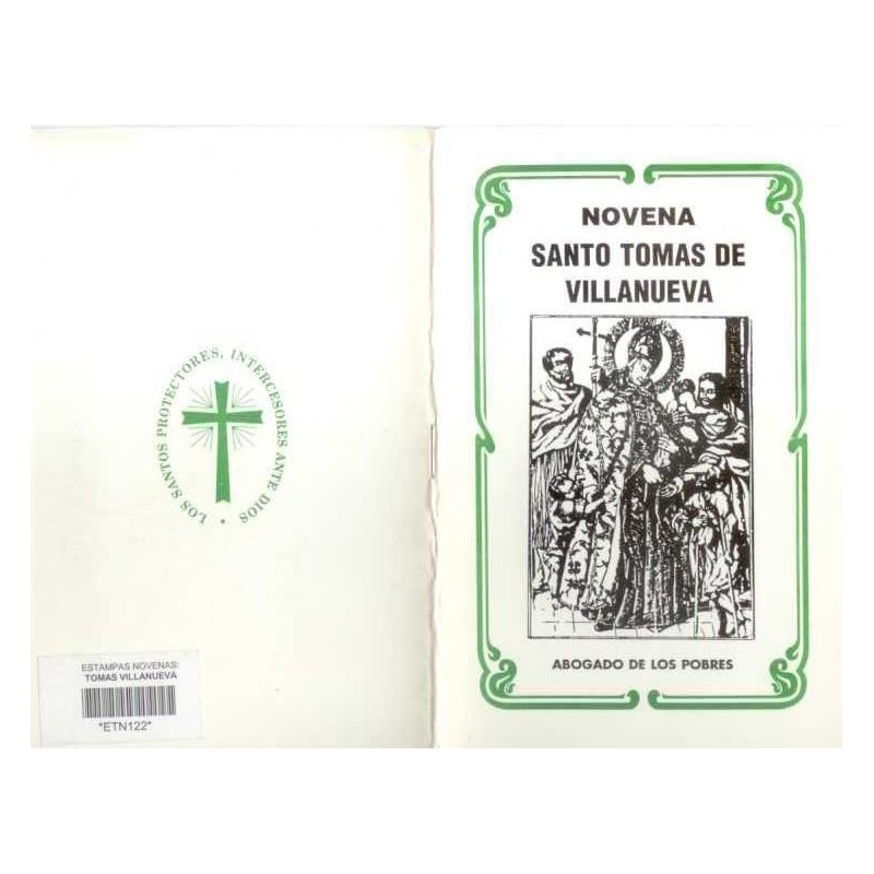 Novena Tomas De Villanueva (Blanco y negro) (Has)