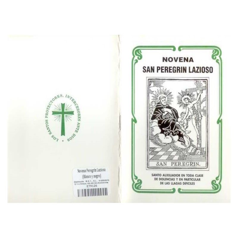 Novena Peregrin Lazioso (Blanco y negro) (Has)