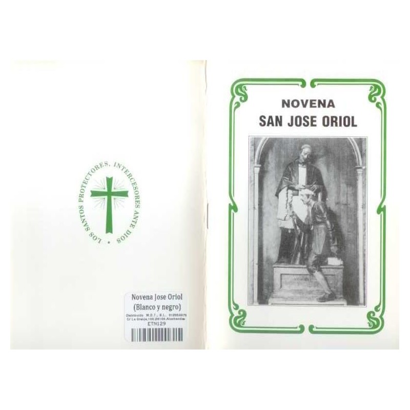 Novena Jose Oriol (Blanco y negro) (Has)