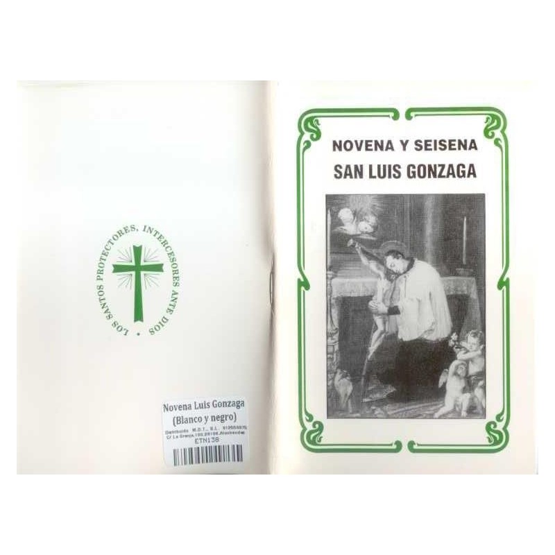 Novena Luis Gonzalga (Blanco y negro) (Has)