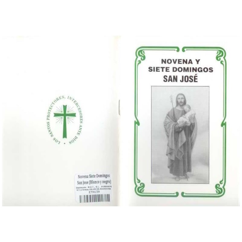 Novena Siete Domingos San Jose (Blanco y negro) (Has)