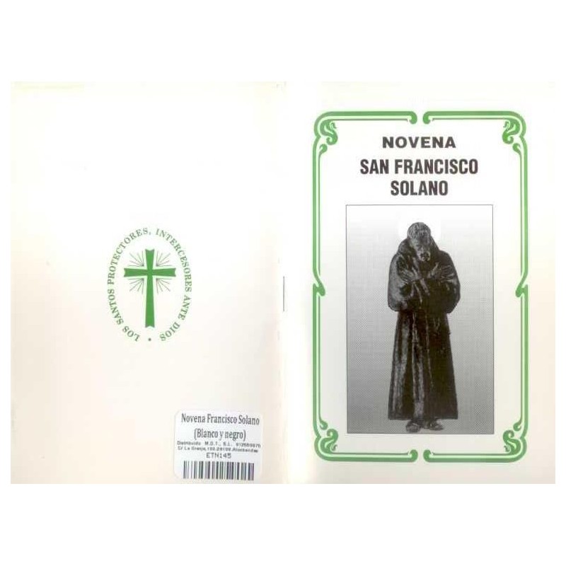 Novena Francisco Solano (Blanco y negro) (Has)