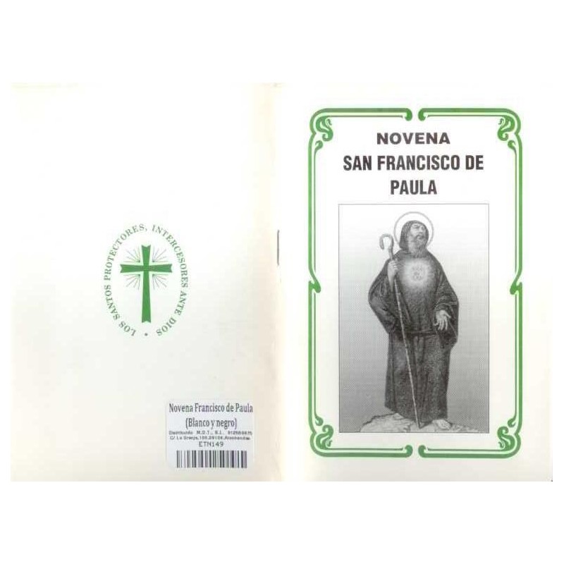 Novena Francisco de Paula (Blanco y negro) (Has)
