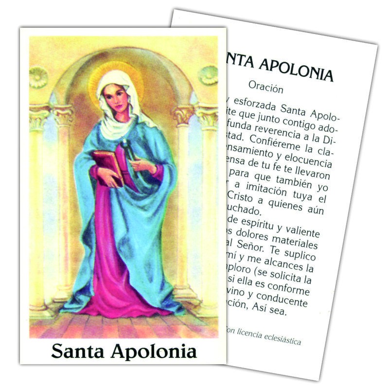 Estampa Apolonia 7 x 11 cm (P25)