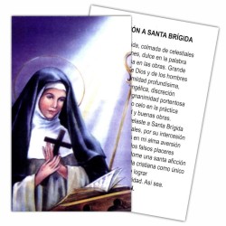 Estampa Brigida 7 x 11 cm (P25)