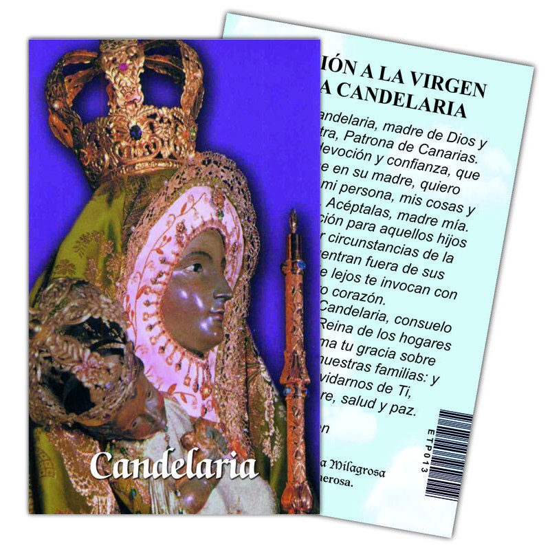 Estampa Candelaria 7 x 11 cm (P25)