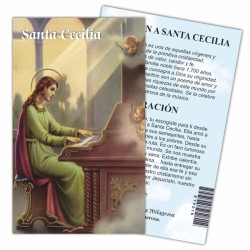 Estampa Cecilia 7 x 11 cm (P25.)