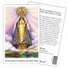Estampa Inmaculada Concepcion del Buen Viaje 7 x 11 cm (P25)