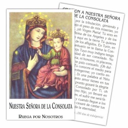 Estampa Consolata 7 x 11 cm (P25)