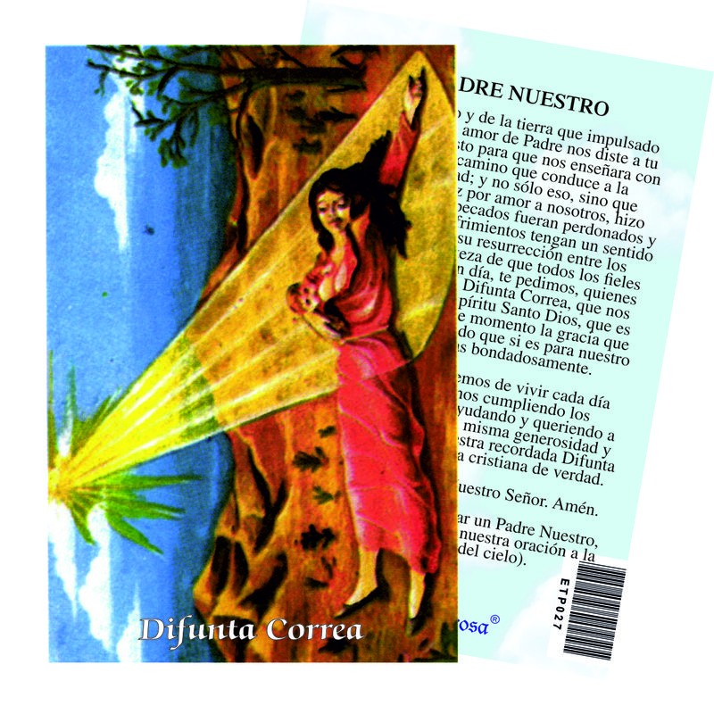Estampa Difunta Correa 7 x 11 cm (P25)