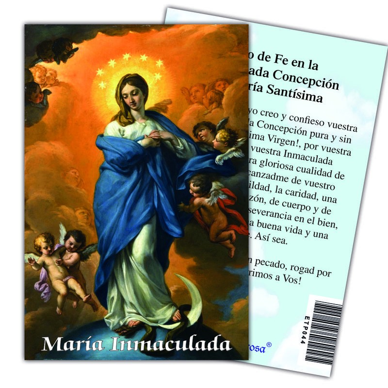 Estampa Inmaculada 7 x 11 cm (P25)