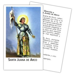Estampa Juana de Arco 7 x 11 cm (P25)